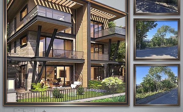 DRAGOS'TA İKİZ VİLLALIK 976m² SATILIK ARSA