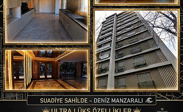 SUADİYE SAHİLDE 223m² SATILIK 4+1 DAİRE