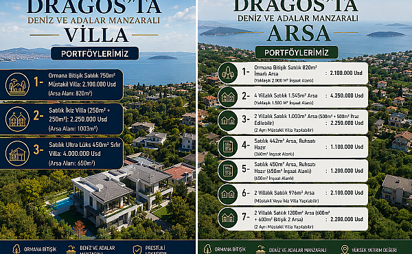 DRAGOS'TA SATILIK ARSA VE VİLLALAR