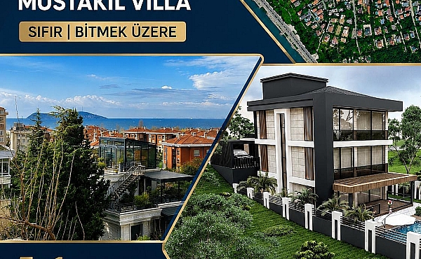 DRAGOS’TA 513 m² ARSA İÇİNDE 410 m² MÜSTAKİL VİLLA 
